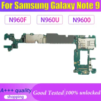 Unlocked Motherboard For Samsung Galaxy Note 9 N960F N960FD N960U N9600 128GB 512GB Mainboard Logic board Plate