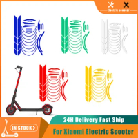 Front Rear Wheel Hub Reflective Sticker Tyre Decals Applique Tape For Xiaomi M365 Pro 1S Electric Scooter Night Safety Sticker