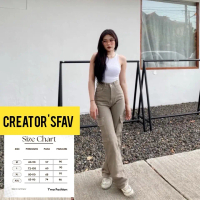 [Creator's Favorite] - Yma Fashion - Celana Jeans Cargo  Highwaist Wanita Tebal Fit Polos Low Waist 