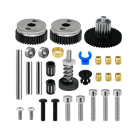 1 Set HGX Extruder Gear HGX-LITE-Extruder Hardened Steel Nylon Extruder