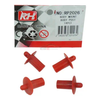 4PCS Nylon Car Shell Column Body Post Mount RP2026 For 1/10 Remo Hobby HQ727 Short Course Truck 9EMU Spare Part