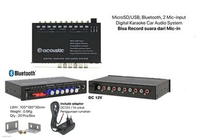 AC-ONSM-EVI CAR AUDIO PRE -AMP 3 - BAND PARAMETRIC EQUALIZER WITH USB / SD CARD INPUTS / BLUETOOTH +
