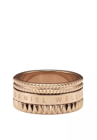 Daniel Wellington Elevation Ring Rose Gold - Unisex cincin - Couple Rings - Stainless steel Enamel R