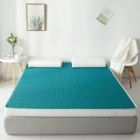 Thai latex sponge filling Mattress Floor mat Foldable Slow rebound Tatami Cover Bedspreads thicken Twin King Queen Full Size