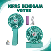 Kipas Genggam VOTRE Mini Rechargeable USB Portable 2 Mode Angin Bisa Berdiri 3 Speeds SF05B