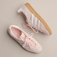 ADIDAS 休閒鞋 GAZELLE INDOOR 櫻花粉 膠底 麂皮 復古鞋 女 IH5484