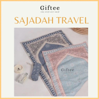SAJADAH TRAVEL WANITA DAN PRIA FREE POUCH SAJADA MOTIF SERUT TURKEY TURKI PRAYER MAT TRAVELING TIPIS