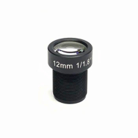 12mm M12 1/1.8" Lens SMTSEC CCTV Lens F1.8 5MP 5MP S Mount Board Lens For CCTV Security IP Camera SL-SM1218B5MP-118