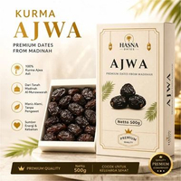 Kurma Ajwa Premium Hasna Dates 500g - Kurma Ajwa Asli Madinah