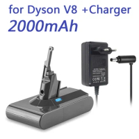 Werkzeug Power 21,6 V Batterie für Dyson V8 akku für Dyson V8 Absolute/Flauschigen/Tier Li-Ion Vakuum reiniger + Ladegerät