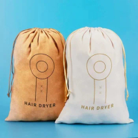 1pc Portable Hair Dryer Drawstring Storage Bag Travel Hair Dryer Organizer- Convenient Organizer for Travel and Home Use