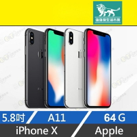 強強滾p-【9.9新 Apple iPhone X 64GB】A1901（5.8吋、蘋果、保固六個月、現貨）