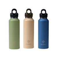 【REVOMAX 銳弗】官方直營 不鏽鋼秒開保溫瓶592ml(保溫保冰 304不鏽鋼 可裝氣泡飲)
