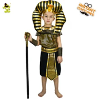 New Design Kids Egyptian Priest Costumes Boys Honor Cosplay Egypt Leader Clothing Fancy Dress For Children Halloween