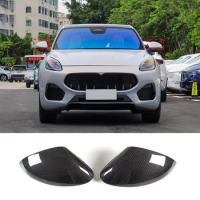 For Maserati Grecale 2022-2023 real carbon fiber car styling exterior mirror cover sticker car protection accessories