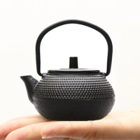 50ml Tea Pot Mini Cast Iron Kettle Teapot Tea Set Chinese Tea Set Strainer Tea Pots