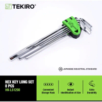 TEKIRO KUNCI L SET Panjang Tekiro 8pcs HEX KEY LONG 8 PCS TEKIRO