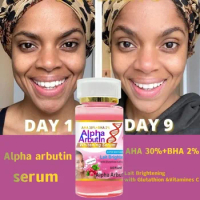 Alpha Arbutin Serum Remove Spots Keeps Smooth Soft Hydrating Even Face Whitening Cream for Dark Skin Care Facial Beauty Women