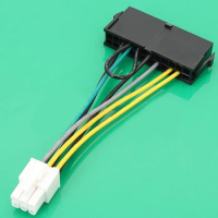 1Pc 24Pin Female To 6P Male Power Adapter Converter Cable For Dell 6 PIN 3060 7050 Mainboard