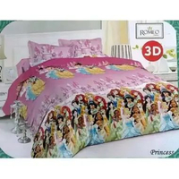 SALE! BEDCOVER SET ROMEO SINGLE 120X200 HALUS LEMBUT PRINCESS