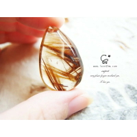 銅鈦晶-墜子 9622/鈦晶 /水晶飾品/ [晶晶工坊-love2hm]