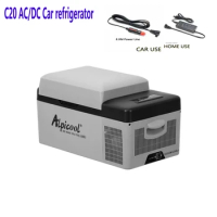 20L Alpicool Auto Car Refrigerator 12V Compressor Portable Freezer Fridge Quick Refrigeration Travel Outdoor Picnic Cooler