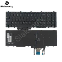 Siakoocty new Laptop Keyboard For Dell Precision M3510 M3520 M7510 M7520 M7720 Latitude E5550 E5570 Series US Backlit Without Fr