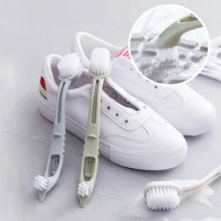 New Double-end Shoes Brush Cleaner Cleaning Sneaker White Shoes Cleaner Kit Multifunction Household Cleaning Brush Laundry Tools
