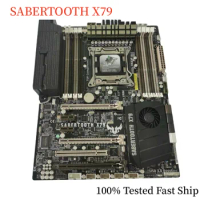For ASUS SABERTOOTH X79 Motherboard X79 64GB LGA 2011 DDR3 ATX Mainboard 100% Tested Fast Ship