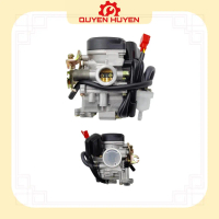 CSK Bộ chế hoà khí xe ga 50cc - Bình xăng con xe ga học sinh Giorno, Scoopy...