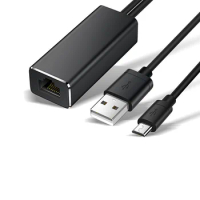 New Chromecast Ethernet Adapter USB 2.0 To RJ45 For Google 2 1 Ultra Audio TV Stick Micro USB Network Card