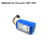 14.8V 2800mAh Battery For Proscenic Cocoa Smart 780T 790T Summer P1S P2S,Jazz,Kaka Robot Vacuum Cleaner Li-Ion Rechargeable Part