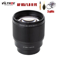 VILTROX 85mm F1.8 II STM Auto Focus Camera Lens For Sony E Mount AF 85/1.8 II FE Lens For Sony A9 A7RIII A7M3 A7III A6400 A6000