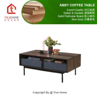 True Home ABBY Coffee Table/Meja Kopi/Rectangle Coffee Table/110CM