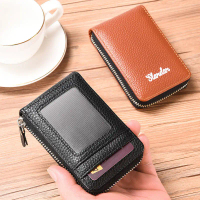พร้อมส่งจากไทย Korean Cute Leather Wallet Leather Large-capacity Ladies Card Coin Holder Purses Wall