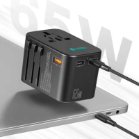 Travel Charger 65W Gan Universal Adapter 4in1 65Watt