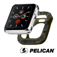 【PELICAN】派力肯 Apple Watch 42-44mm 1-6代/SE Protector(保護者保護殼- 迷彩綠色)