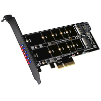 伽利略 PCI-E 4X M.2(PCI-E 1埠+SATA1埠) SSD 轉接卡(PEE4X31)