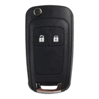 2-button Folding Key Shell Housing Replacement Folding Car Key Case Cover For Opel Astra J Corsa E ABS Accessories