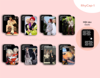 SET 8 CARD BO GÓC RhyCap ( Rhyder x Captain Boy)