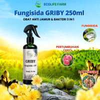 GRIBY - Fungisida & Bakterisida dengan ZPT 250ml – Obat Anti Jamur & Bakteri 3 in 1 Aman untuk Semua