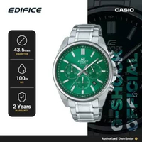 [READY INSTANT] G-Shock Jam Tangan Analog Pria EFV-650D-3AVUDF Original Silver Stainless Steel