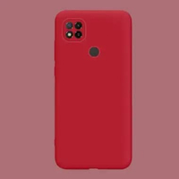 Soft Case Xiaomi Redmi 10A Silikon Candy Macaron Bludru Merah