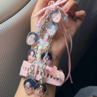 Asrade Official - (BTS CHARMING EDITION) Keychain Keyring Ganci Kpop Gantungan HP BTS / RM / JIN / S