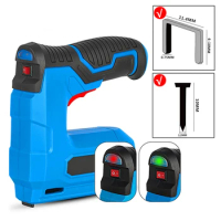 Electric Staple Gun Construction Stapler Nail Tacker USB Charging Wireless Electric Straight Nail Gun for Woodworking Power Tool