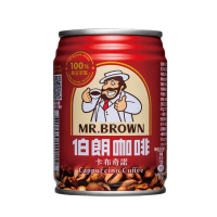 【伯朗咖啡】卡布奇諾咖啡240mlx24入/箱(有糖)