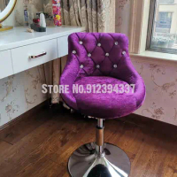 Bar chair modern minimalist bar chair lift rotating back bar stool home high stool bar nail manicure stool