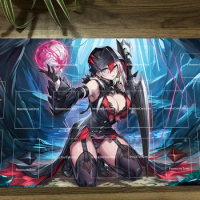 YuGiOh Diabellestarr the Dark Witch TCG CCG Mat Trading Card Game Mat Playmat Table Desk Playing Mat Mouse Pad Free Bag