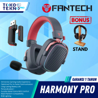 Fantech Harmony Pro WHG02P / WHG-02P / WHG02-P Virtual 7.1 Headset Gaming 3 Connections Wireless Blu