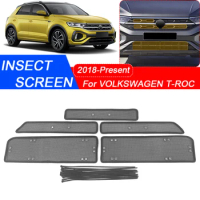 For Volkswagen T-ROC 2018-2025 Car Insect-proof Air Inlet Protect Cover Auto Airin Insert Vent Racing Grill Net Accessories